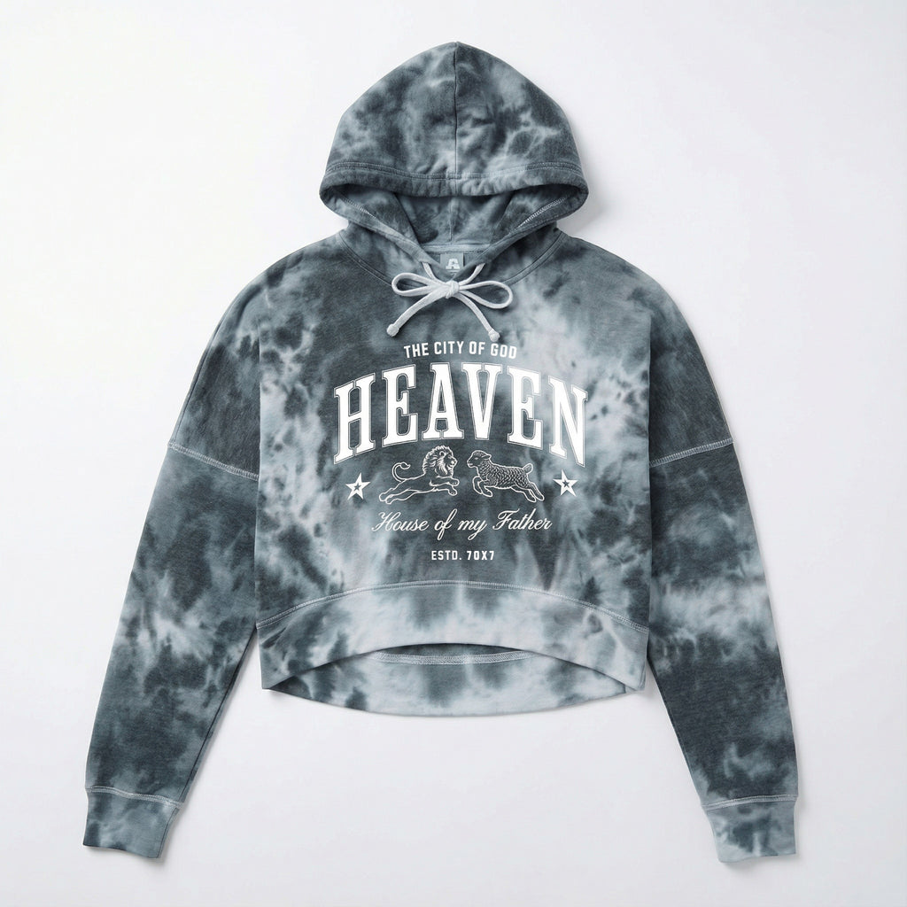 House of My Father Crop Hoodie