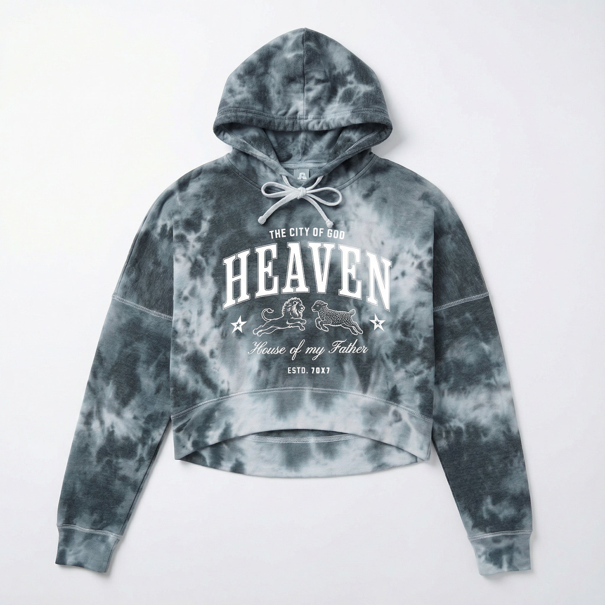 House of My Father Crop Hoodie